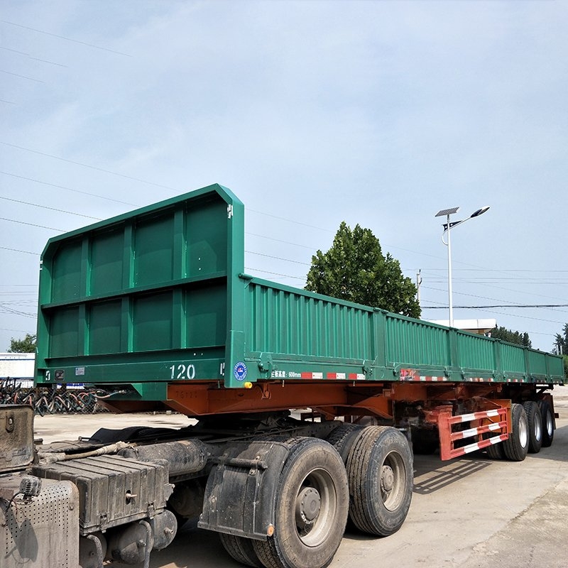 Side Dump Trailer --- Fence Type