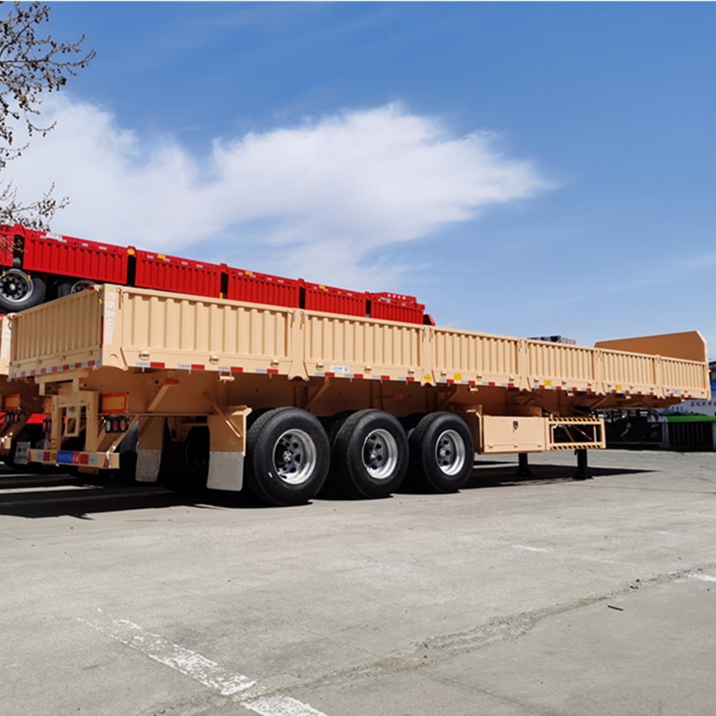Side Dump Trailer --- Fence Type