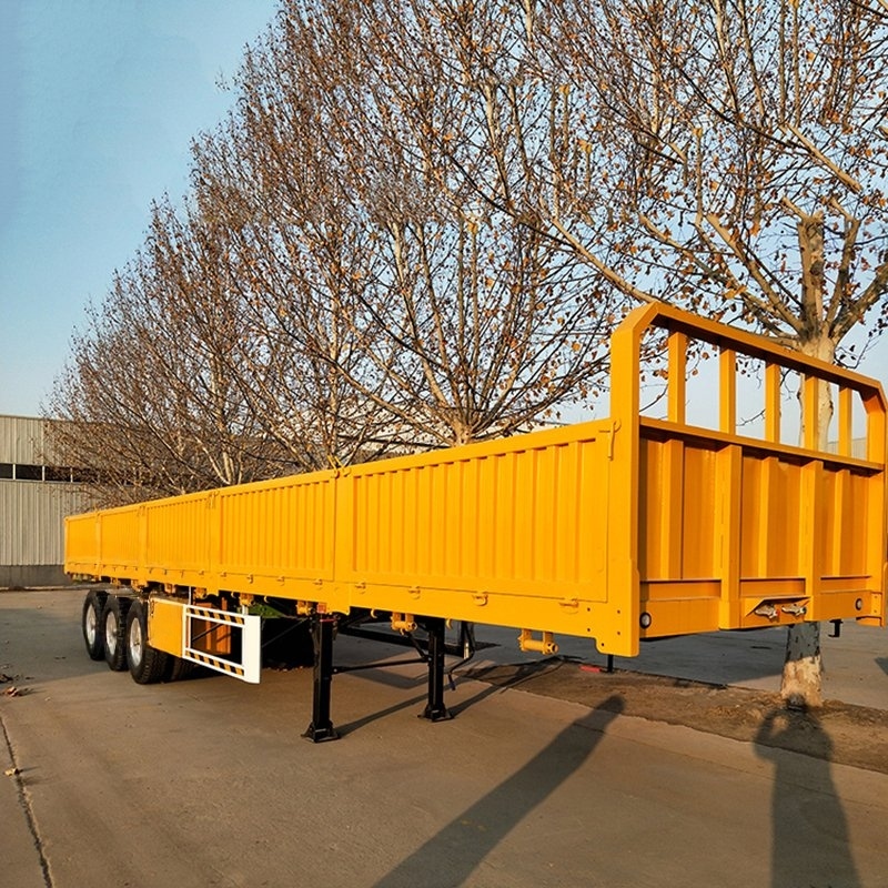 Low fence semi-trailer
